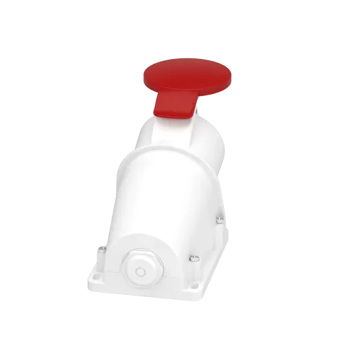Розетка настенная, 32А, 3P+N+E, IP44, 380В, винтовая PKF32W435