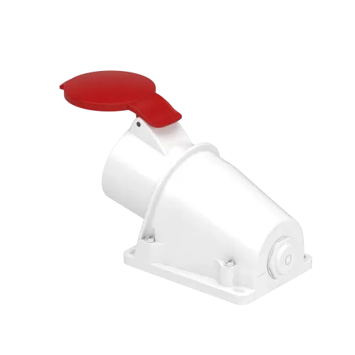 Розетка настенная, 32А, 3P+N+E, IP44, 380В, винтовая PKF32W435
