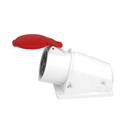 Розетка настенная, 32А, 3P+N+E, IP44, 380В, винтовая PKF32W435