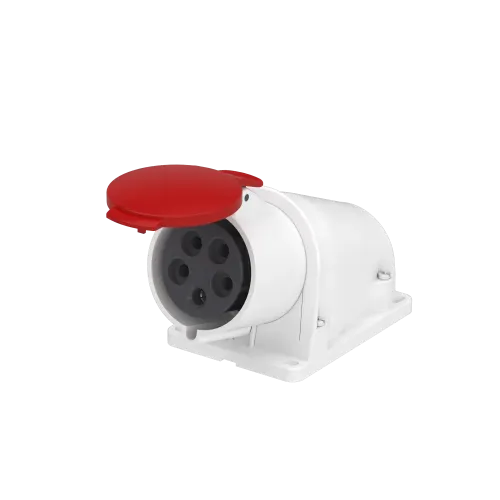 Розетка настенная, 32А, 3P+N+E, IP44, 380В, винтовая PKF32W435