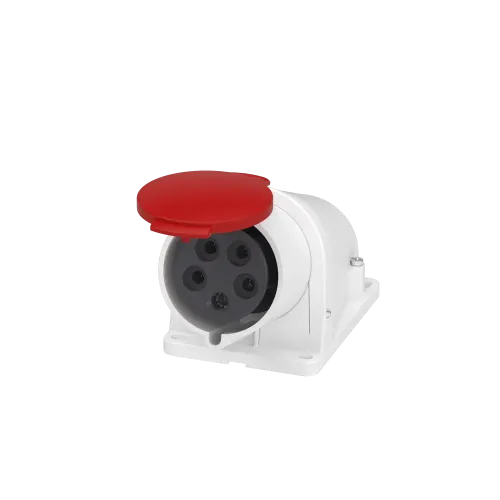 Розетка настенная, 32А, 3P+N+E, IP44, 380В, винтовая PKF32W435
