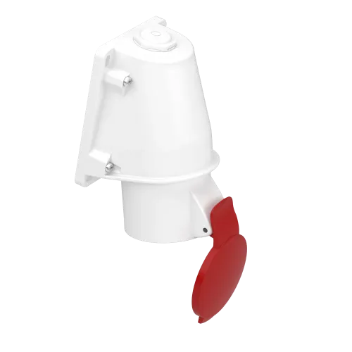 Розетка настенная, 32А, 3P+N+E, IP44, 380В, винтовая PKF32W435