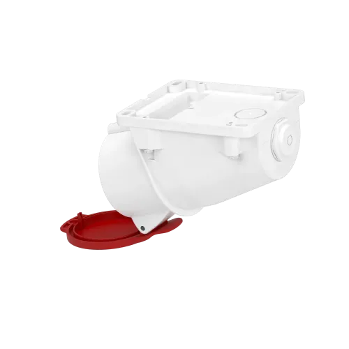 Розетка настенная, 32А, 3P+N+E, IP44, 380В, винтовая PKF32W435