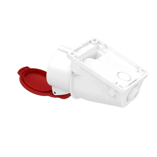 Розетка настенная, 32А, 3P+N+E, IP44, 380В, винтовая PKF32W435