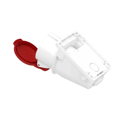 Розетка настенная, 32А, 3P+N+E, IP44, 380В, винтовая PKF32W435
