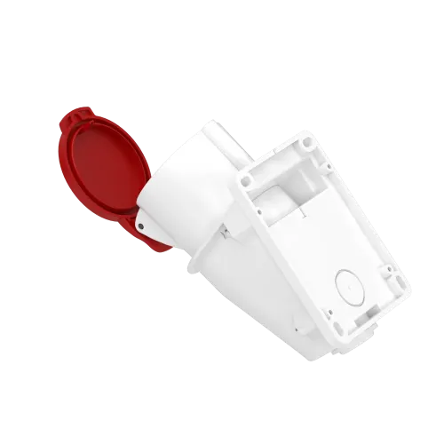 Розетка настенная, 32А, 3P+N+E, IP44, 380В, винтовая PKF32W435