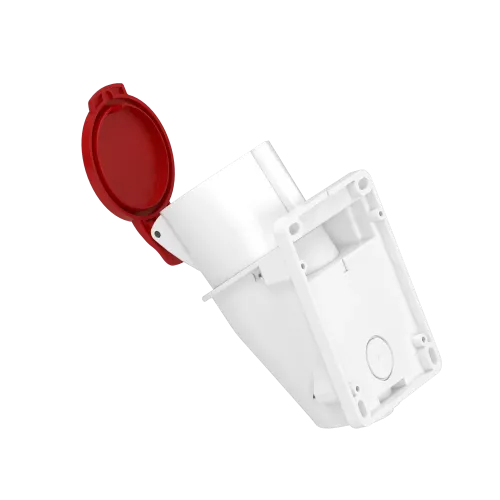 Розетка настенная, 32А, 3P+N+E, IP44, 380В, винтовая PKF32W435