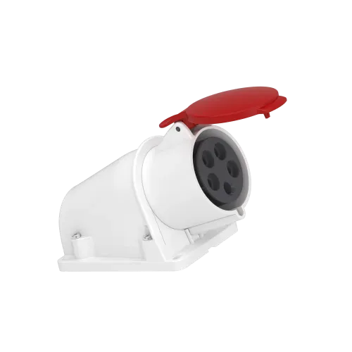 Розетка настенная, 32А, 3P+N+E, IP44, 380В, винтовая PKF32W435