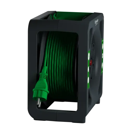 Удлинитель на катушке 4 розетки, 15м IP20 IMT33137