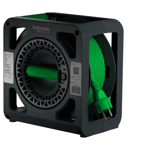 Удлинитель на катушке 4 розетки, 15м IP20 IMT33137