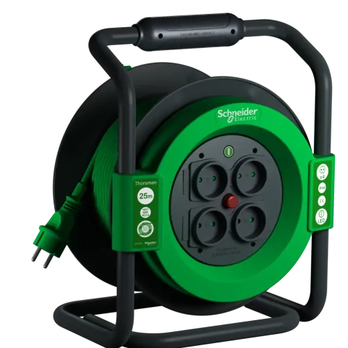 Удлинитель на катушке 4 розетки, 25м IP44 IMT33147
