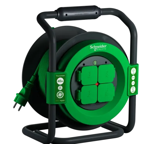 Удлинитель на катушке 4 розетки, 40м IP44 IMT33158