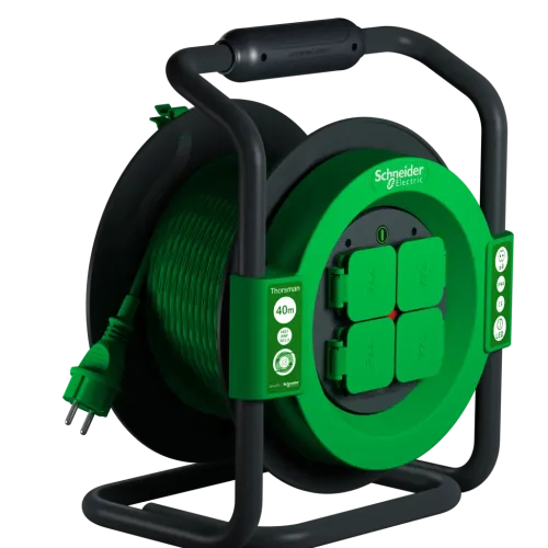 Удлинитель на катушке 4 розетки, 40м IP44 IMT33158