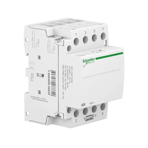Контактор 40А, 4NO, 220/240В, 50Гц A9C20844