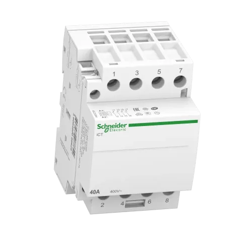 Контактор 40А, 4NO, 220/240В, 50Гц A9C20844