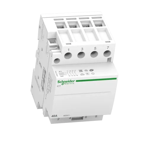 Контактор 40А, 4NO, 220/240В, 50Гц A9C20844