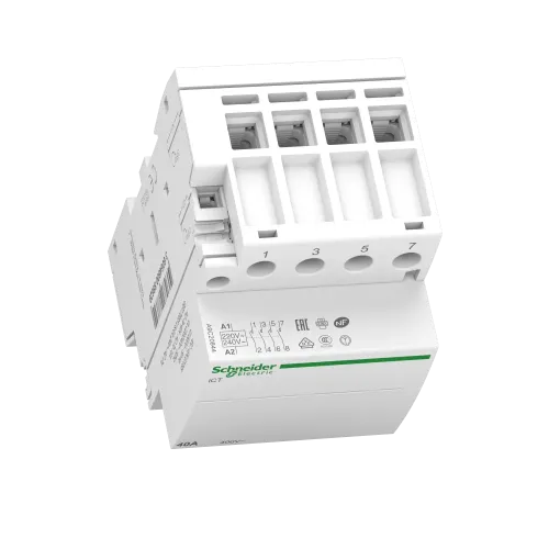 Контактор 40А, 4NO, 220/240В, 50Гц A9C20844