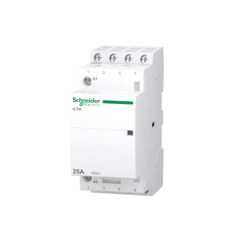 Контактор, Acti9 iCTK, 25 A, 4 NO, 400 В, катушка 220-240 В A9C40425