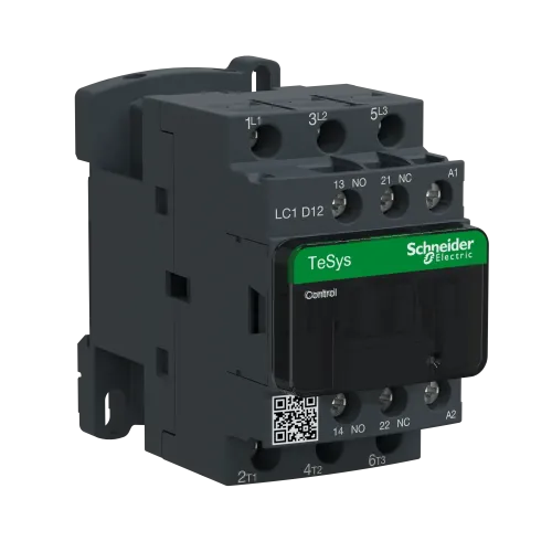 Контактор 12 A, катушка 220 В AC, 3 полюса, LC1D12M7 Schneider Electric