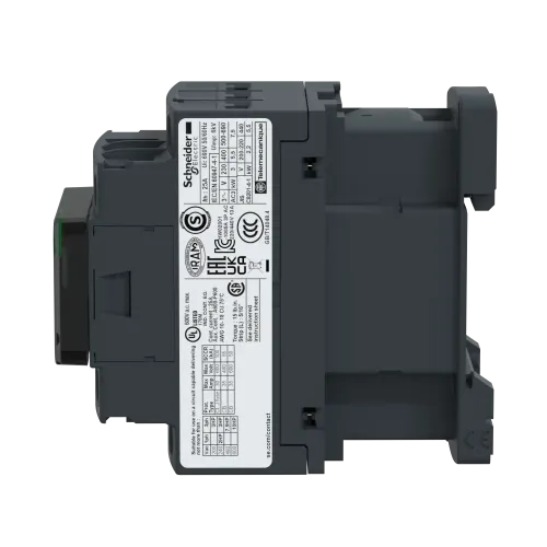 Контактор 12 A, катушка 220 В AC, 3 полюса, LC1D12M7 Schneider Electric
