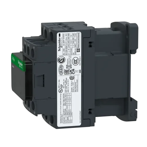 Контактор 12 A, катушка 220 В AC, 3 полюса, LC1D12M7 Schneider Electric