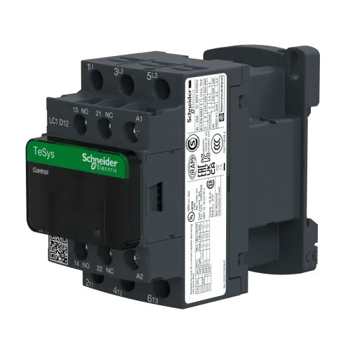 Контактор 12 A, катушка 220 В AC, 3 полюса, LC1D12M7 Schneider Electric