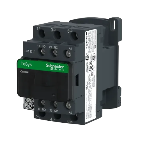 Контактор 12 A, катушка 220 В AC, 3 полюса, LC1D12M7 Schneider Electric