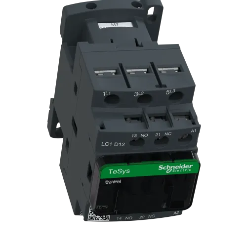 Контактор 12 A, катушка 220 В AC, 3 полюса, LC1D12M7 Schneider Electric