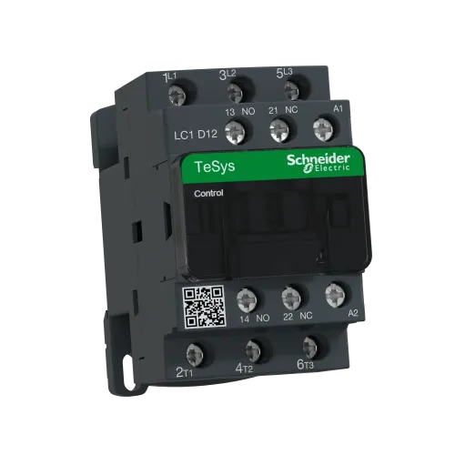 Контактор 12 A, катушка 220 В AC, 3 полюса, LC1D12M7 Schneider Electric