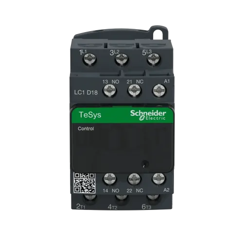 Контактор 18 A, катушка 220 В AC, 3 полюса, LC1D18M7 Schneider Electric