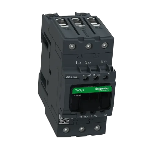Контактор 40 A, катушка 220 В AC, 3 полюса, LC1D40AM7 Schneider Electric