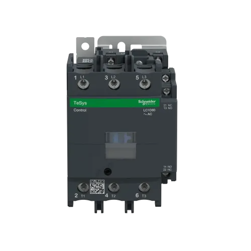 Контактор 80 A, катушка 220 В AC, 3 полюса, LC1D80M7 Schneider Electric