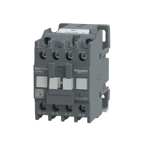 Контактор E 1НЗ, 12А 400В AC3 220В 50ГЦ LC1E1201M5