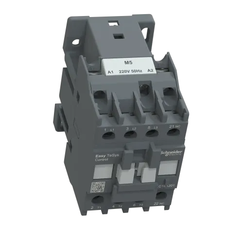 Контактор E 1НЗ, 12А 400В AC3 220В 50ГЦ LC1E1201M5