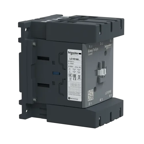 Контактор 3Р, 160A, НО+НЗ, 380В, AC3.220VAC50ГЦ LC1E160M5