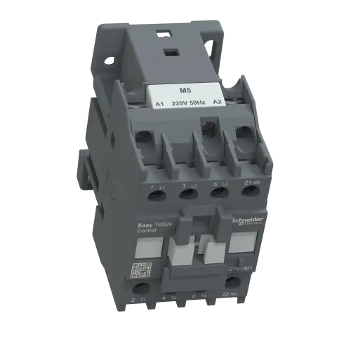 Контактор E 1НЗ 18А 400В AC3 220В 50Гц LC1E1801M5