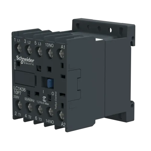 Контактор 9 A, катушка 220В AC, 3 полюса, LC1K0910M7 Schneider Electric