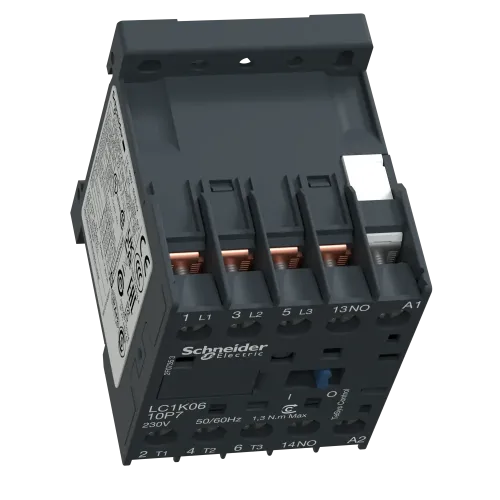 Контактор 9 A, катушка 220В AC, 3 полюса, LC1K0910M7 Schneider Electric