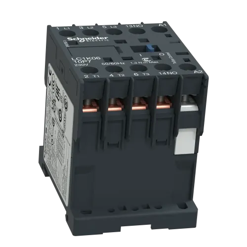 Контактор 9 A, катушка 220В AC, 3 полюса, LC1K0910M7 Schneider Electric
