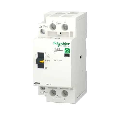 Контактор 40А, 2 полюса, Resi9 R9C20240 Schneider Electric
