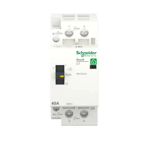 Контактор 40А, 2 полюса, Resi9 R9C20240 Schneider Electric