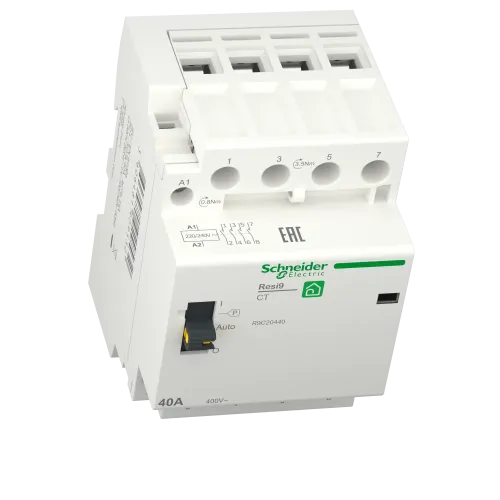 Контактор 40А, 4 полюса, Resi9 R9C20440 Schneider Electric