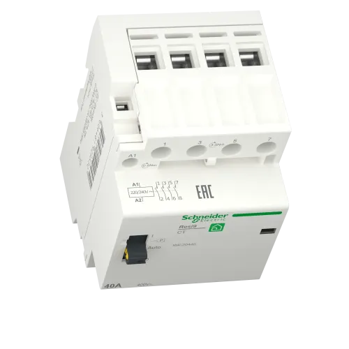Контактор 40А, 4 полюса, Resi9 R9C20440 Schneider Electric