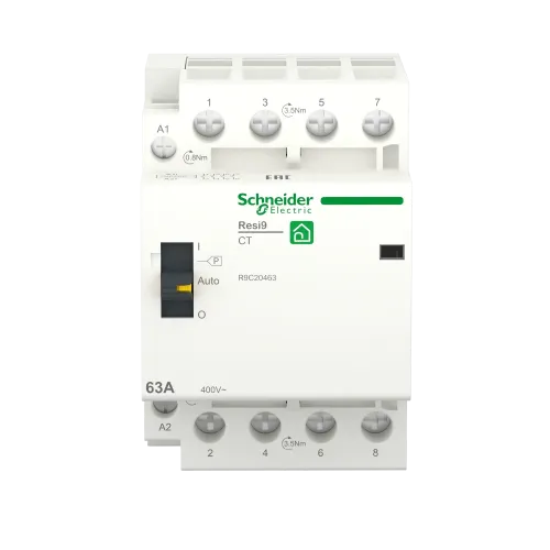 Контактор 63А, 4 полюса, Resi9 R9C20463 Schneider Electric