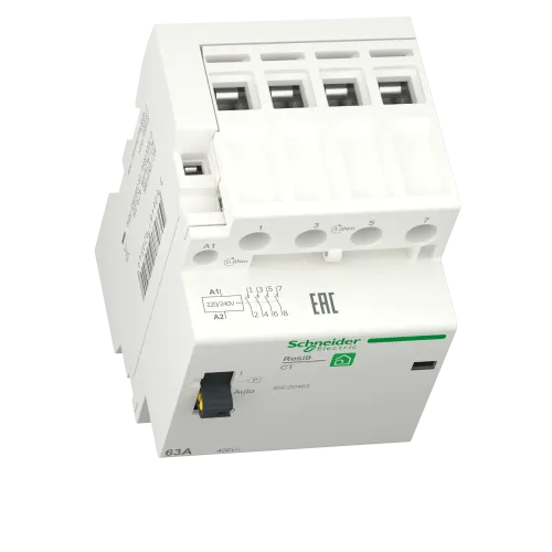 Контактор 63А, 4 полюса, Resi9 R9C20463 Schneider Electric