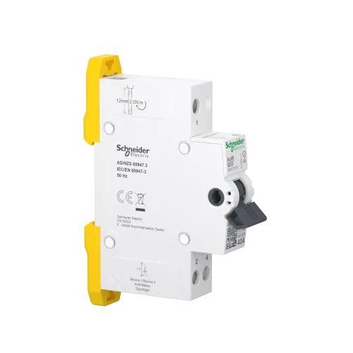 Переключатель ввода резерва 40А, 1 полюс, iSSW Acti9 Schneider Electric A9SCO140