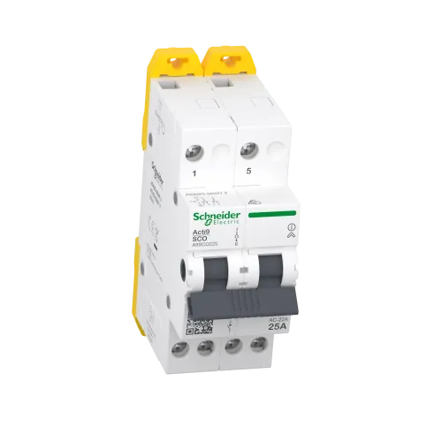 Переключатель ввода резерва 25А, 2 полюса, iSSW Acti9 Schneider Electric A9SCO225