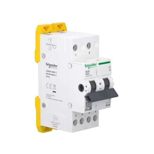 Переключатель ввода резерва 40А, 2 полюса, iSSW Acti9 Schneider Electric A9SCO240