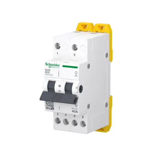 Переключатель ввода резерва 40А, 2 полюса, iSSW Acti9 Schneider Electric A9SCO240