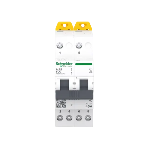 Переключатель ввода резерва 40А, 2 полюса, iSSW Acti9 Schneider Electric A9SCO240